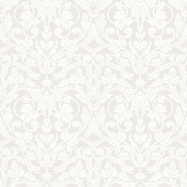 2999-14005 - Rosali Cream Scroll Damask Wallpaper - by A-Street Prints