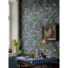 Picture of Brittsommar Navy Woodland Floral Wallpaper