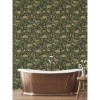 Picture of Hybbe Dark Green Hydrangea Garden Wallpaper