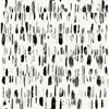 Picture of Dwell Black Brushstrokes Wallpaper
