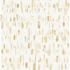 Picture of Dwell Gold Brushstrokes Wallpaper