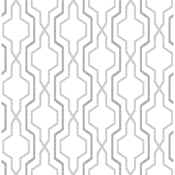 Picture of Rion Grey Trellis Wallpaper