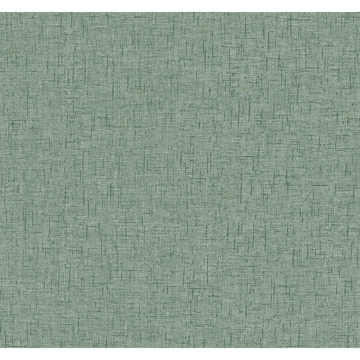 Picture of Bentley Green Faux Linen Wallpaper