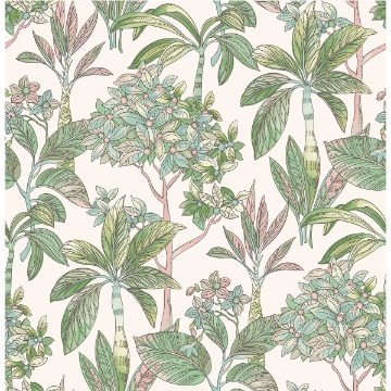 Picture of Pink Lime Panama Peel and Stick Wallpaper
