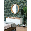 Picture of Deep Green Panama Peel and Stick Wallpaper