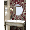Picture of Burgundy Willa Flower Peel and Stick Wallpaper