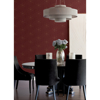 Picture of Burgundy Ramsey Geometric Peel and Stick Wallpaper