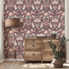 Picture of Fae Plum Woodland Wallpaper