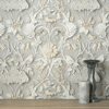 Picture of Fae Light Grey Woodland Wallpaper