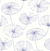 Picture of Periwinkle Aya Flower Peel and Stick Wallpaper