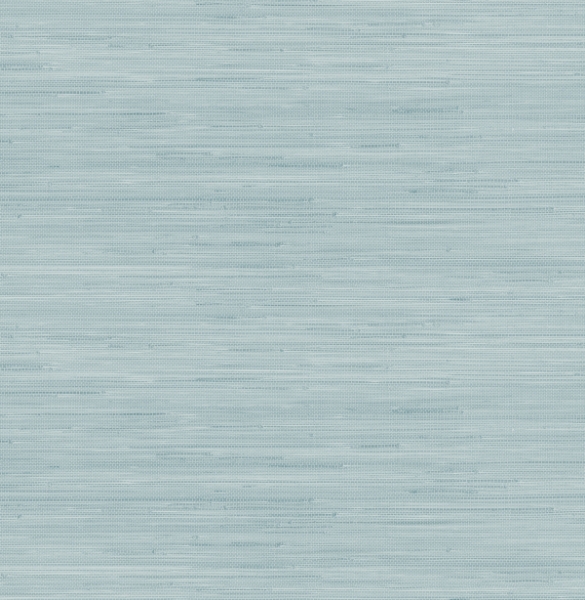 Picture of Sky Blue Classic Faux Grasscloth Peel and Stick Wallpaper