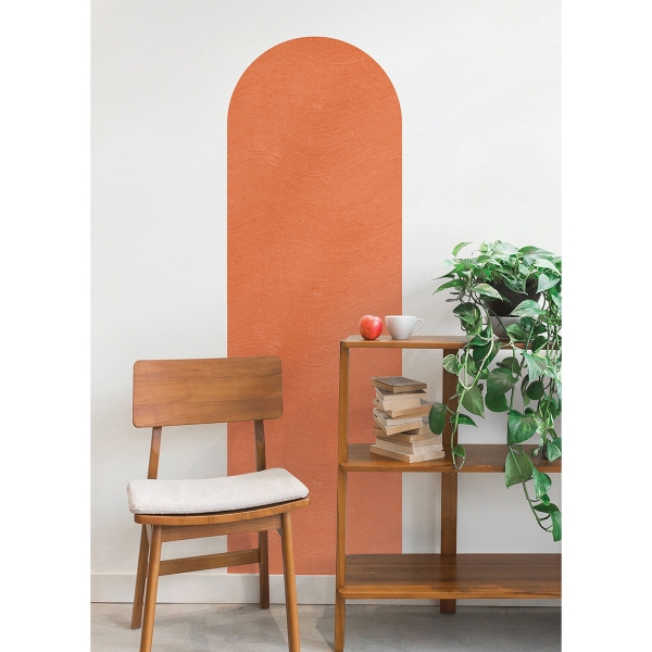 Picture of Terracotta Wavy Concrete Archway Wall Decals