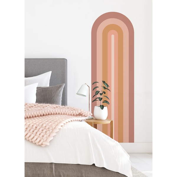 Picture of Neutral Retro Raimbow Archway Wall Decals