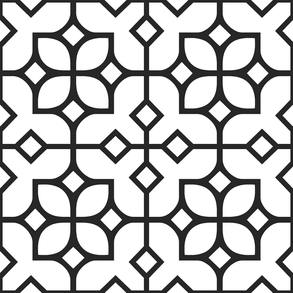 Picture of Geometric Abbey Peel and Stick Floor Tiles