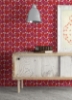 Picture of Red Pieni Unikko Peel and Stick Wallpaper