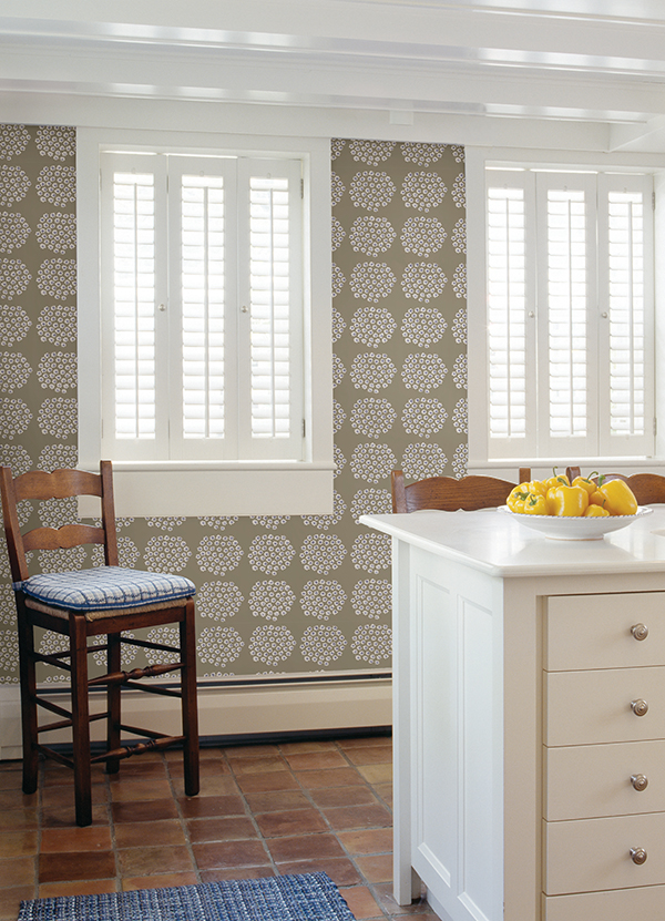 MKS4497 Beige Puketti Peel and Stick Wallpaper by NuWallpaper