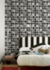Picture of Black and White Kompotti Peel and Stick Wallpaper