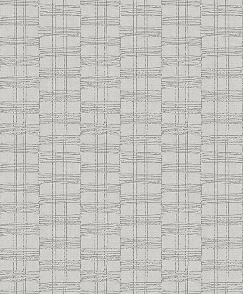 Picture of Zorya Silver Embellished Stripe Wallpaper