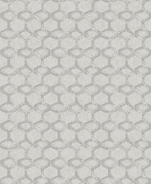 M1121 Crown Glitter Tile Effect Mosaic Tile Grey Mist Sparkle Feature Wallpaper 