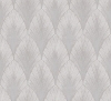 Picture of Bakal Pearl Art Deco Ogee Wallpaper