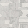 Picture of Silver Margo Geometric Peel and Stick Wallpaper