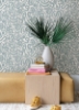 Picture of Blue Edie Geometric Peel and Stick Wallpaper