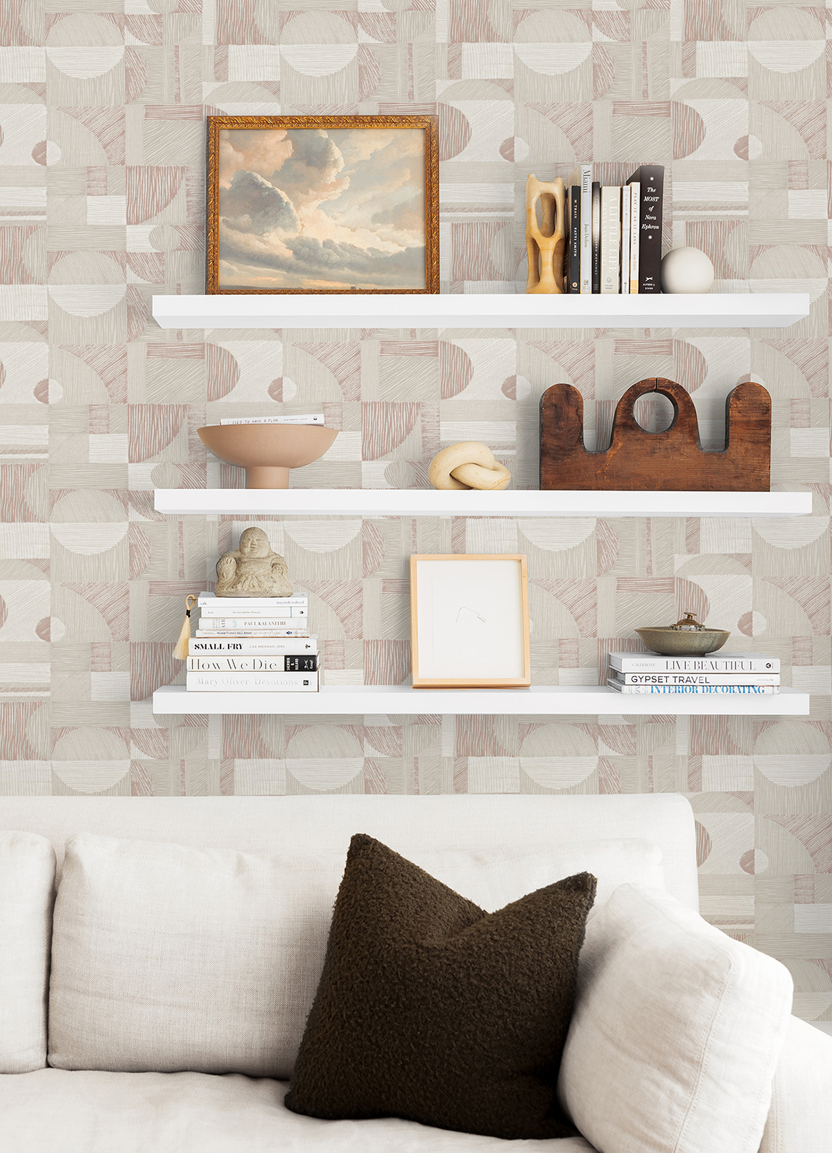 rose gold peel and stick backsplash