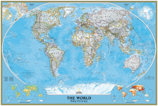 Picture of The World Political Wall Mural