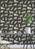 Picture of Black Kitty Kitty Novelty Peel and Stick Wallpaper