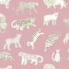Picture of Pink Kitty Kitty Novelty Peel and Stick Wallpaper