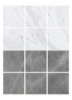 Picture of CLJ Grey & White Marble Bonneville Peel & Stick Floor Tiles
