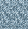Picture of Alorah Blue Wave Wallpaper