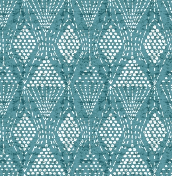 Picture of Grady Teal Dotted Geometric Wallpaper