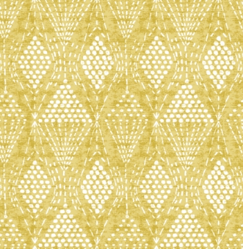 Picture of Grady Yellow Dotted Geometric Wallpaper