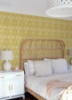 Picture of Grady Yellow Dotted Geometric Wallpaper