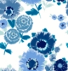 Picture of Essie Blue Painterly Floral Wallpaper