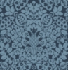 Picture of Marni Navy Fruit Damask Wallpaper