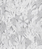 Picture of Bannon Grey Leaves Wallpaper