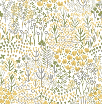 Picture of Chilton Yellow Wildflowers Wallpaper