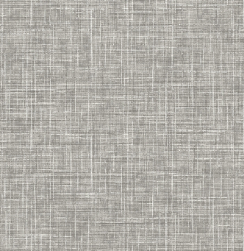 Picture of Emerson Grey Faux Linen Wallpaper