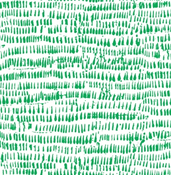 Picture of Runes Green Brushstrokes Wallpaper