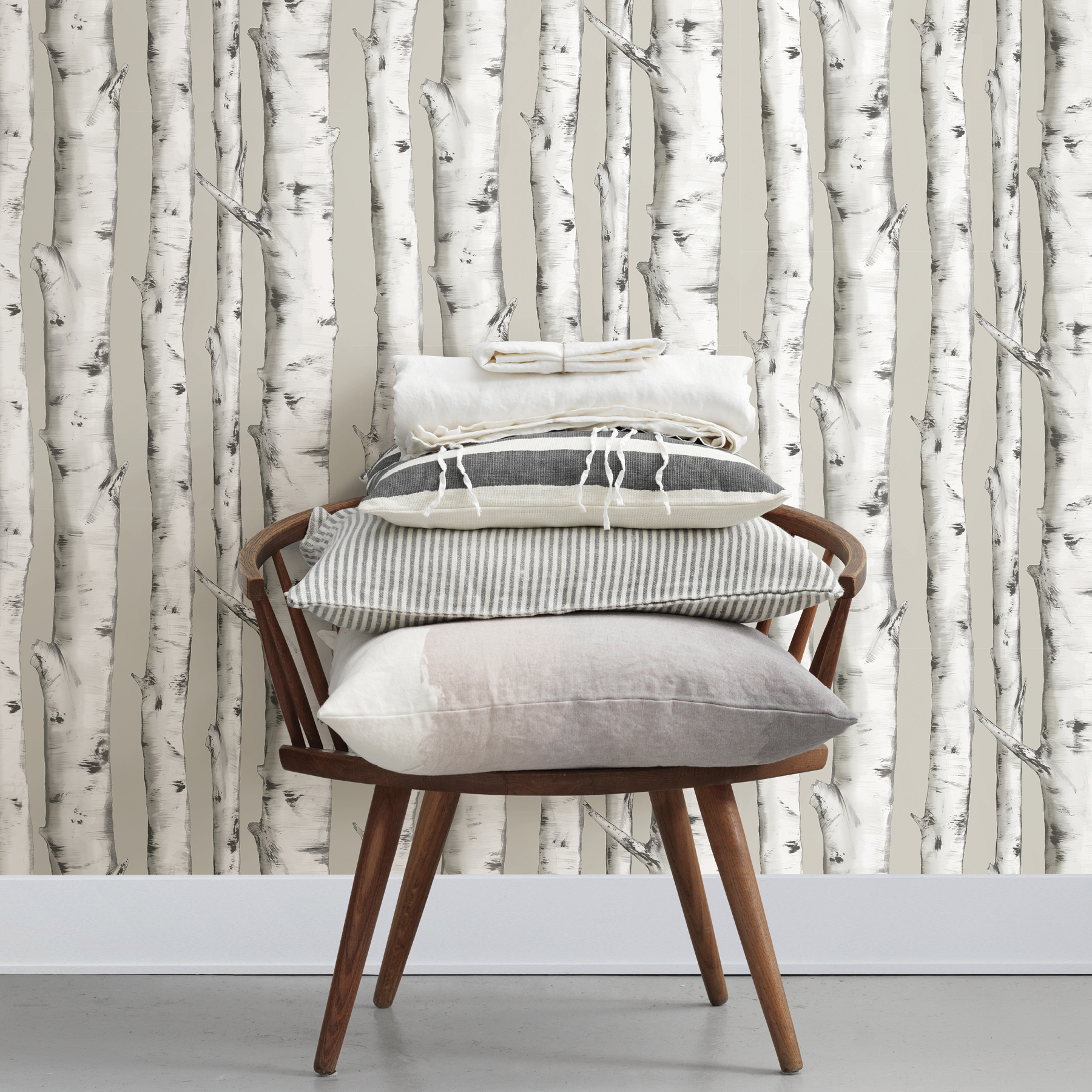 NH3061 - Downey Birch Tree Peel and Stick Wallpaper - by InHome