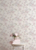 Picture of Cabbage Rose Bow Pretty in Pink Ribbons & Roses Wallpaper