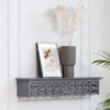 Picture of Decorative Grey Carved 30-in Shelf
