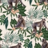 Picture of Morris Cream Tropical Jungle Wallpaper