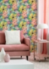 Picture of Janis Pastel Floral Riot Wallpaper