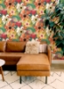 Picture of Janis Olive Floral Riot Wallpaper
