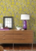 Picture of Calix Chartreuse Twisted Geo Wallpaper