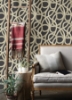 Picture of Calix Black Twisted Geo Wallpaper