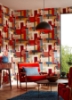 Picture of Rhodes Red Blocs Wallpaper